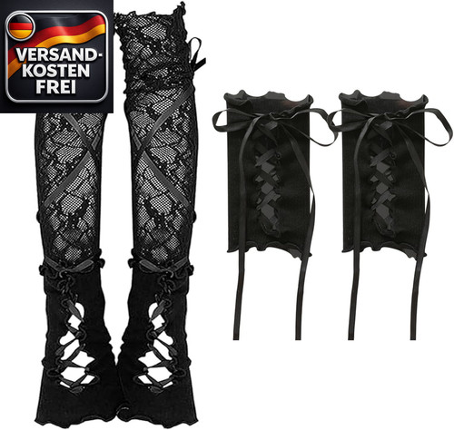 Fingerlose spitzenhandschuhe - fingerlose,