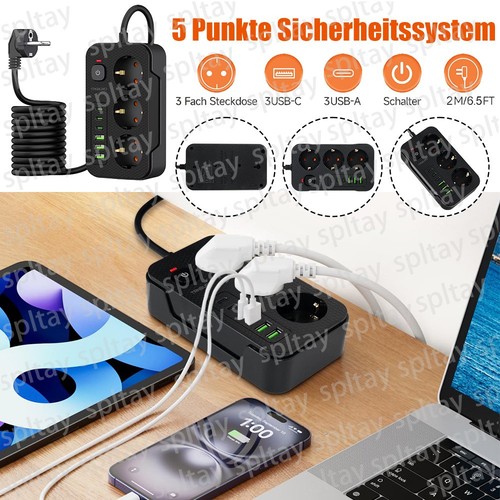 Steckdosenleiste mit schalter - steckdosenleiste,