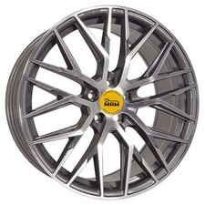 1x MAM WHEELS MAM RS4 palladium front polished 8.5Jx19 5x112 ET30