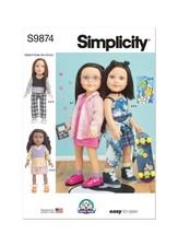 Simplicity 9874 puppenkleidung - simplicity,