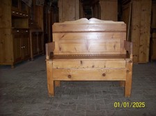 SEHR SCHÖNE ALTE WEICHHOLZ 2 SITZER BANK / ECHTE RARITÄT!