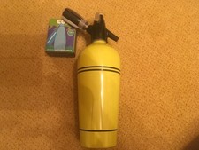 Syphon Sodaspender frühe 60er Jahre, gelb, mit CO2 Patronen