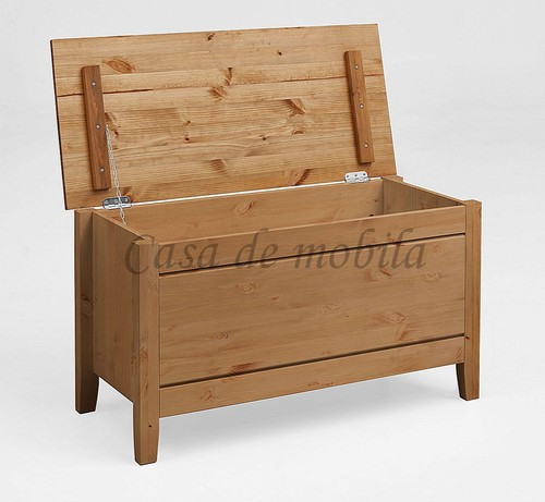 Truhenbank klein 86x47x38cm