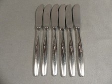 WMF Heidelberg 6 Messer 21,5 cm  90er Silberauflage