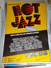 Plakat Hot Jazz Meeting 1985 München Original DIN A1 TOP!