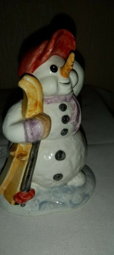 Goebel schneemann mit schien - schneemann,