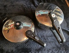 Lot Of 2 Vtg Fissler Pressure