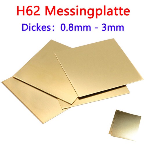 Messingblech dicke 8mm - 0.8mm, 3mm