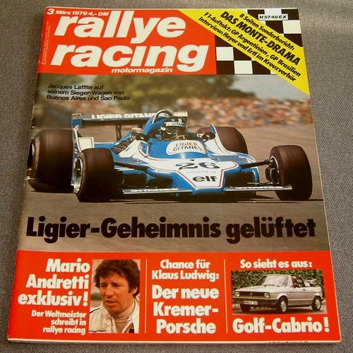 Rallye racing 1979 golf - 3/1979,