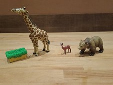 Bär Giraffe und Antilope schleich Tier Figuren (gebraucht)