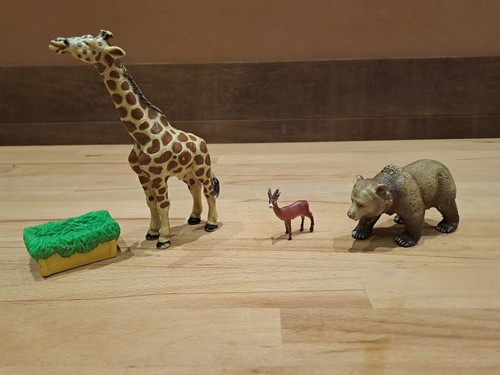 Bär giraffe und antilope - bär,