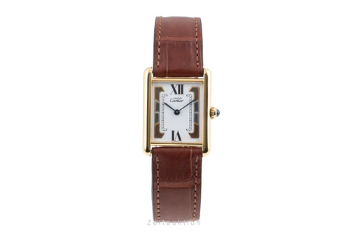 Cartier tank vermeil - lm, silber