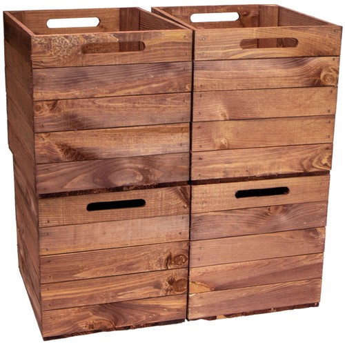 4er set holzkiste - 4er,
