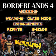 🍭Borderlands 4 BL4✅Modded LVL 1 - 50✅Items/Weapon/Class Mod/Gun PC/PS/XBOX✅