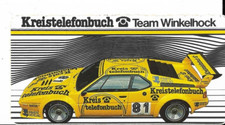 BMW M1 Manfred Winkelhock   , toller  alter sticker, ohne Unterschrift