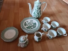 Willow Ironstone Geschirr, J & G Meakin England, 21-tgl. mit chinesischem Motiv 