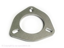  Edelstahl Auspuff Verbinder 3 Loch Flansch 60mm VW Golf 1 2 3 4 5 6 VR6 G60 Kat