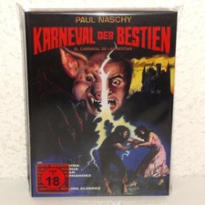 Blu-Ray Mediabook Karneval der Bestien (1980) Uncut FSK18 mit Paul Naschy
