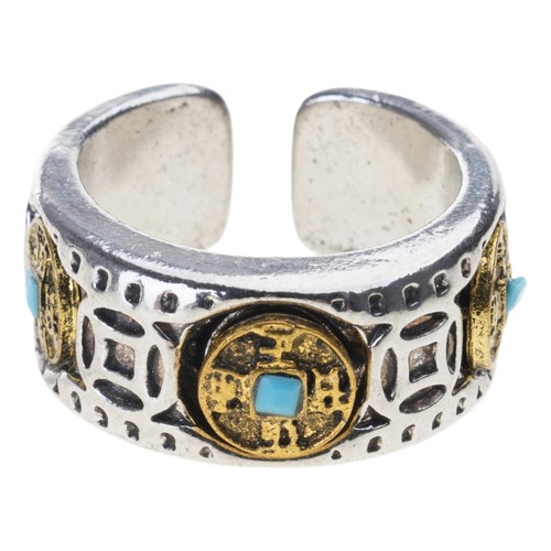Spinning traditional coin ring - spinning,