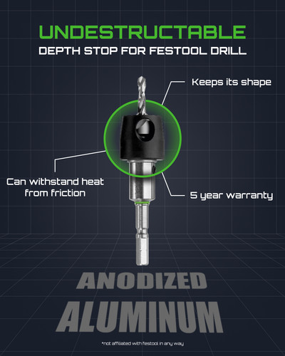 Replacement depth stop part - stop,
