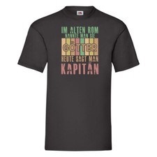 Im Alten Rom: Kapitän | Schiffskapitän | Schiff T-Shirt Schwarz