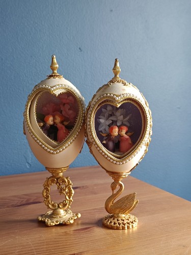 Vintage handarbeit gänseei - handarbeit,