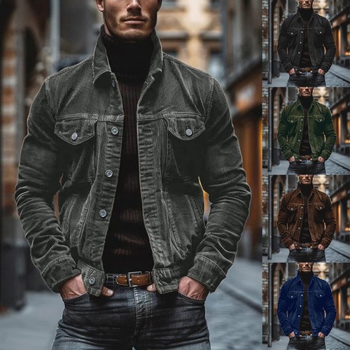 Herren winter cord jacke - winter,