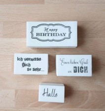 💗 La Blanche 4 x Stempel