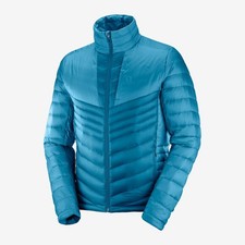 Salomon Daunenjacke Daunen Jacke HALOES DOWN JACKET Gr: XXL  blau