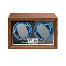 Für 2 Uhr LED Automatik Uhrenbeweger Uhrenbox Uhrenkasten Watch Winder Box Holz