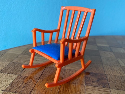 Stuhl schaukelstuhl orange - stuhl,