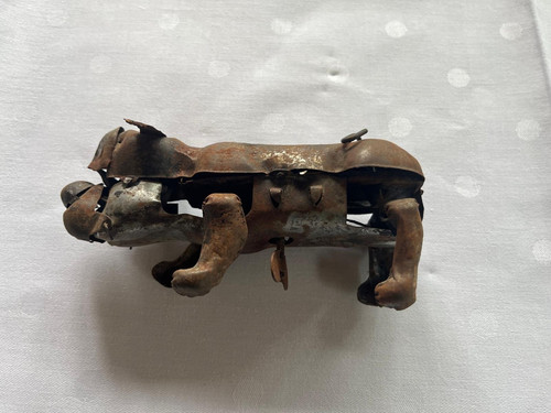 Antiker spielzeug hund zum - -,