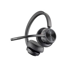 Poly Voyager 4320-M - Headset - schnurlos - mit Ladestation - USB-C - schwarz