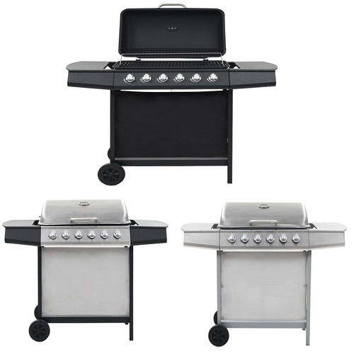 Gasgrill mit brennern stahl - mit,