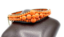 Antik Lachskoralle Armreif