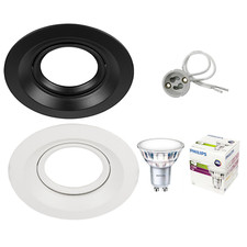 LED Einbau-Strahler Decken-Spots EDO IRID Schwenkbar GU10 Philips Decken-leuchte