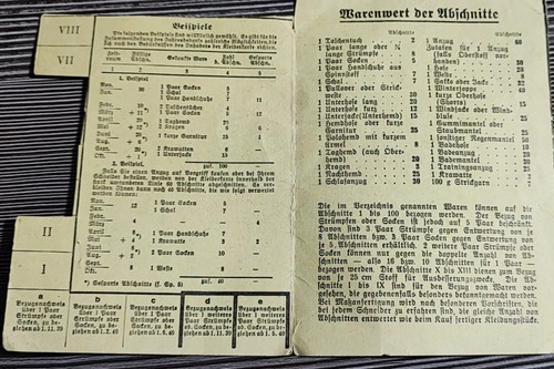Reichskleiderkarte - ,