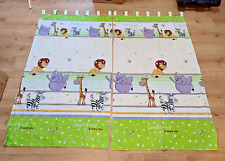 Vorhang/Gardine Kinderzimmer Tiere/Safari mit Schildkröte-Raffhalter