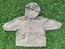 Oskars Mini Jacke Übergangsjacke gefüttert Mädchen Gr. 80 Olivgrün
