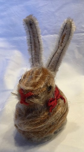 Alter osterhase pappe stoff - osterhase,
