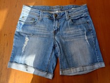 Amisu Damen Kurze Hose Blau