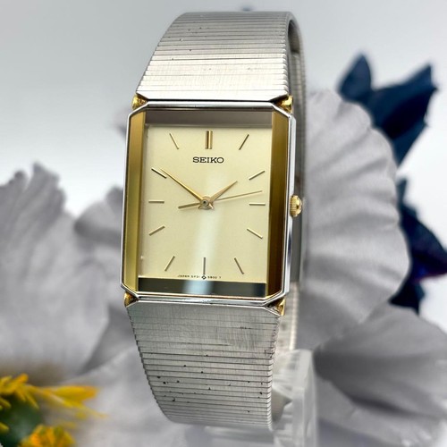 Seiko tank 90s quartz 24mm - tank,