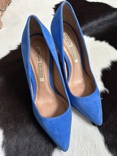 Hochwertiger Klassischer Buffalo London Pumps Royal Blau 36 Wildleder
