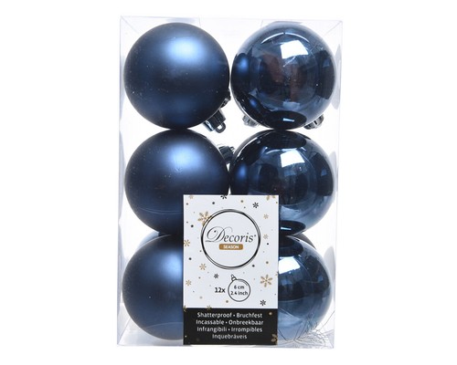 Weihnachtskugeln 6cm - 12,