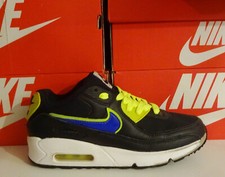 NIKE Air Max 90 *BLACK /RACER BLUE/ VOLT* 2020 EUR 38,5 Guter Zustand
