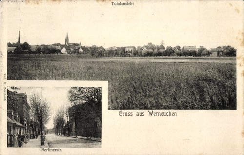 Werneuchen kreis barnim - ak,