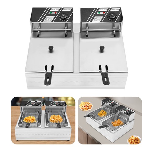 2x2500w friteuse elektrisch - 2x2500w,