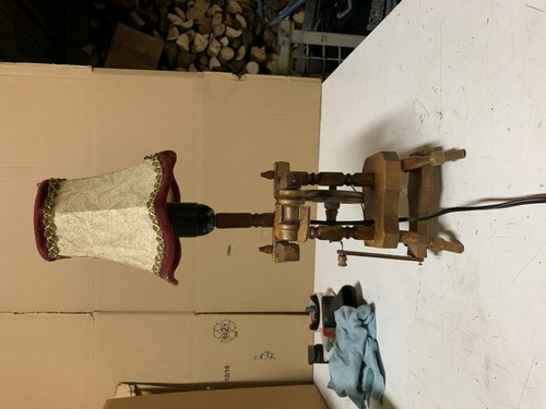 Alte spinnrad lampe - alte,