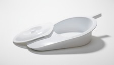 Steckbecken mit Deckel & Griff