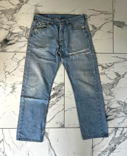 Levi 501 herren jeans blau - 501,
